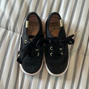 Keds Black Glitter Kids Sneakers